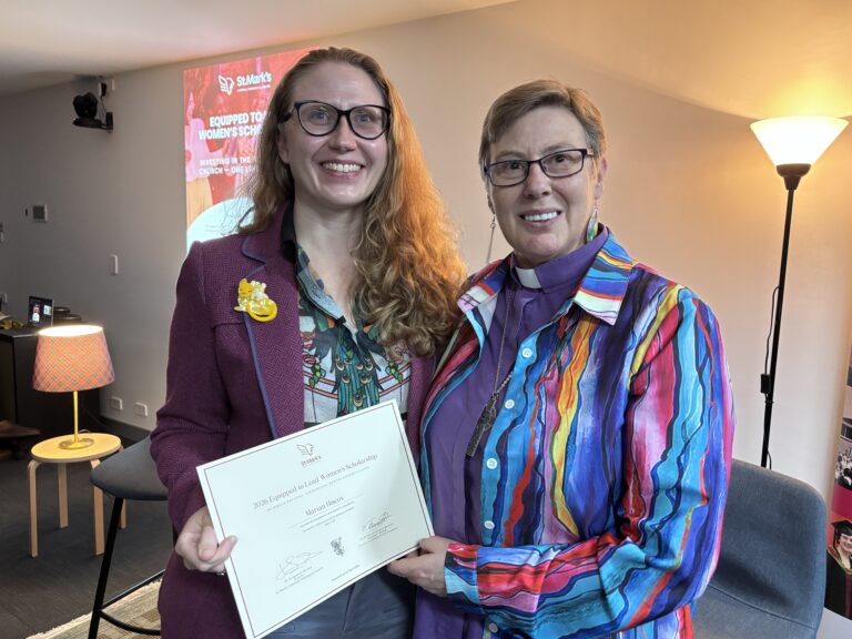Marion Hiscox and Bishop Vanessa Bennett