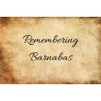 Remembering Barnabas
